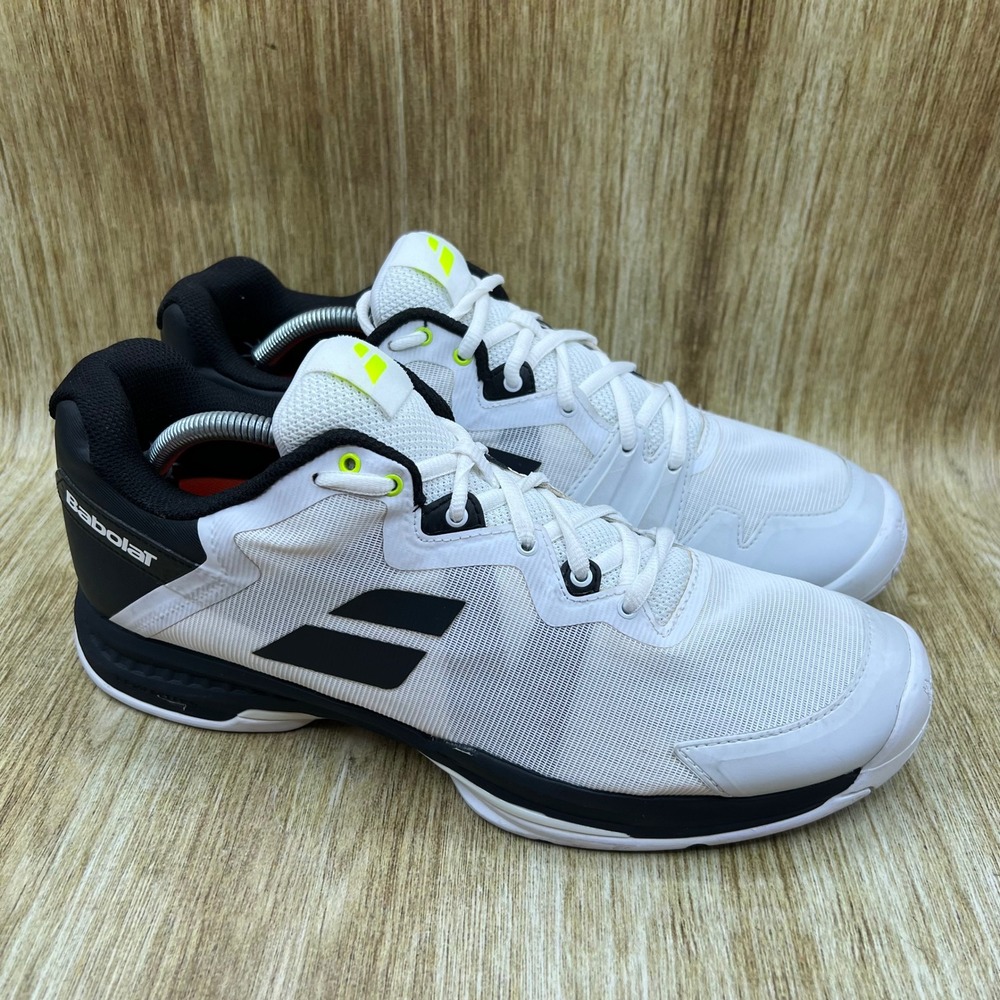 Babolat SFX3 All Court Men's Size 11.5 White Black Tennis Shoes 30S18529